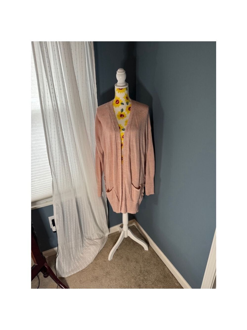 Women's SO Cardigan Sweater XL Pink